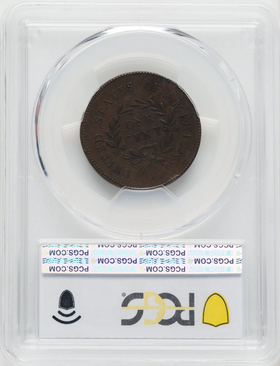 1793 Wreath 1C S-11a Vine and Bars Edge BN Large Cent PCGS AU53