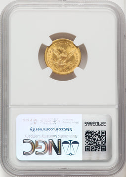 1907 $2.50 Liberty Quarter Eagle NGC MS67 (506570005)