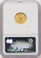 1842-O $2.50 Liberty Quarter Eagle NGC MS63