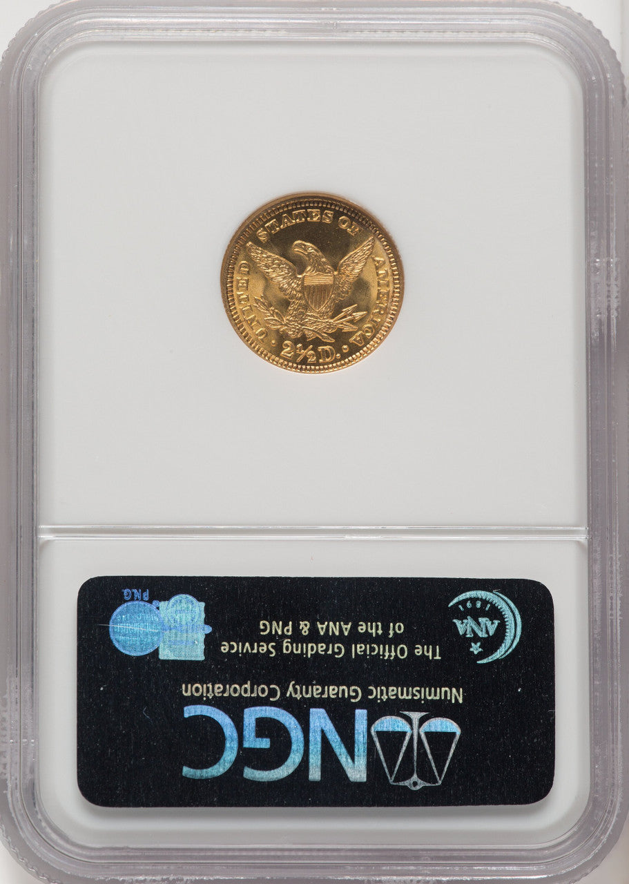1906 $2.50 CAC Liberty Quarter Eagle NGC MS67