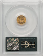 1903 G$1 JEFF CAC Commemorative Gold PCGS MS65