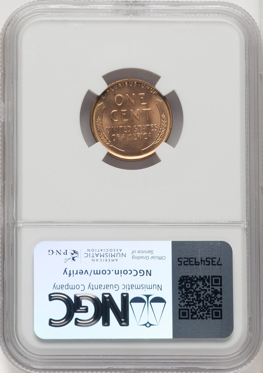 1941-S 1C RD Lincoln Cent NGC MS68