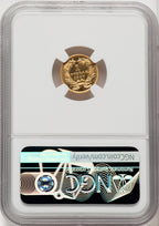 1886 G$1 CAC Proof Gold Dollar NGC PR65+