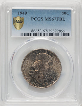 1949 50C FL Franklin Half Dollar PCGS MS67