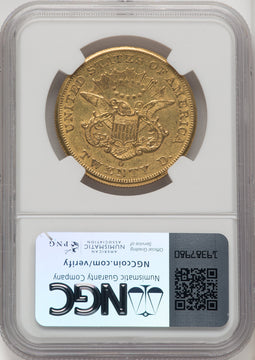 1852-O $20 Liberty Double Eagle NGC AU58 (519743008)