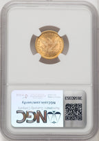 1901 $2.50 Liberty Quarter Eagle NGC MS67 (506690002)