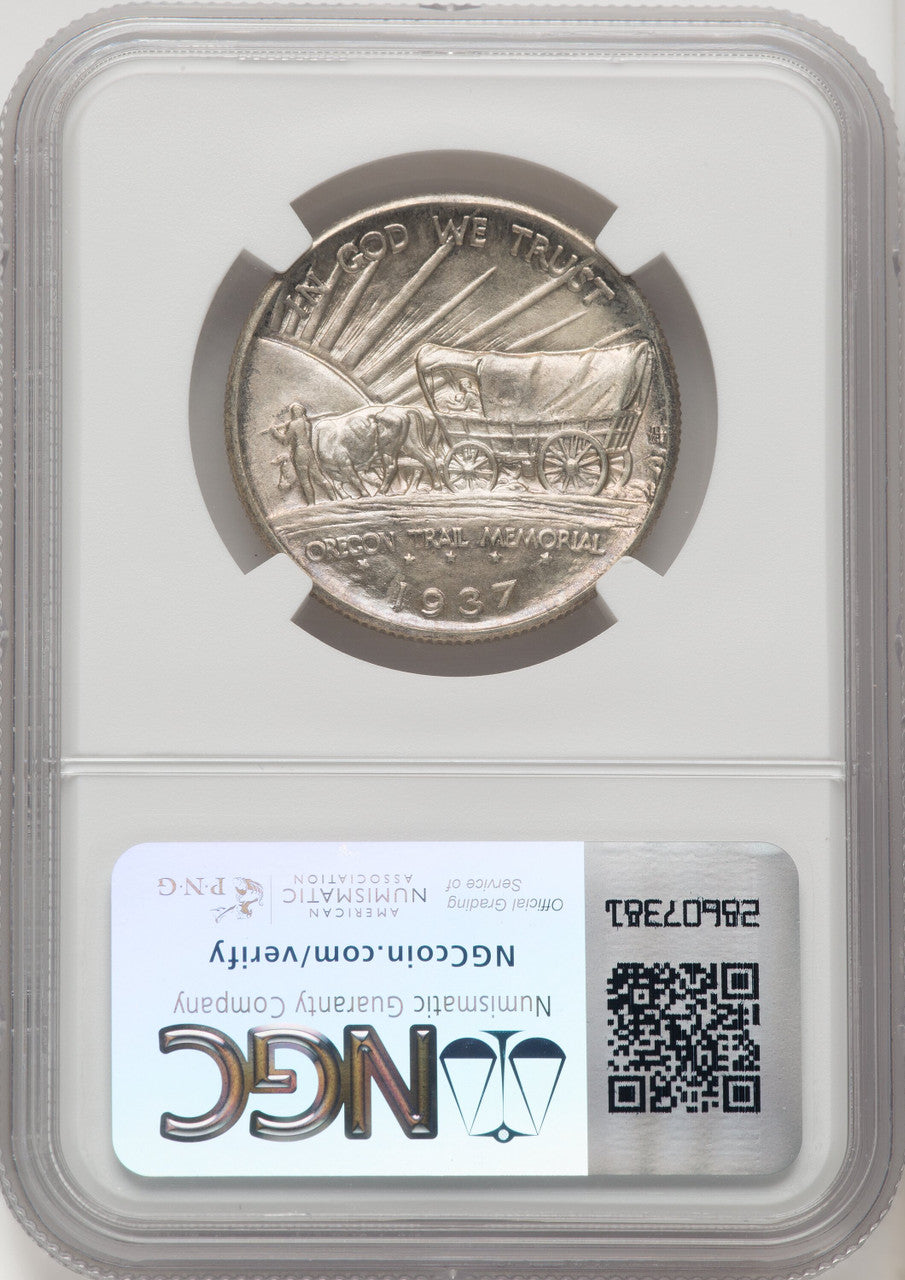 1937-D 50C Oregon Commemorative Silver NGC MS68 (769772048)