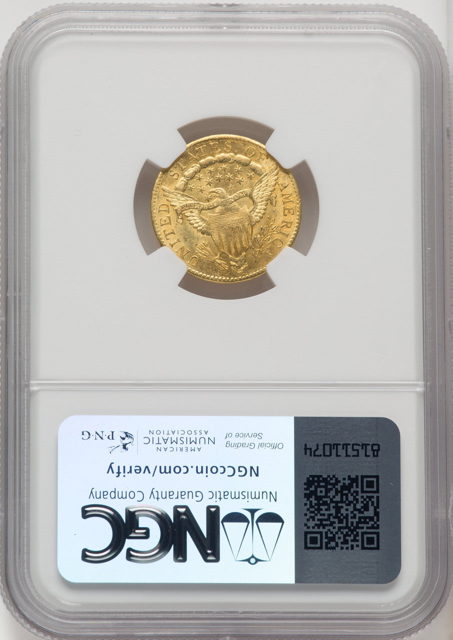 1807 $2.50 BD-1 R.3 Early Quarter Eagle NGC MS61
