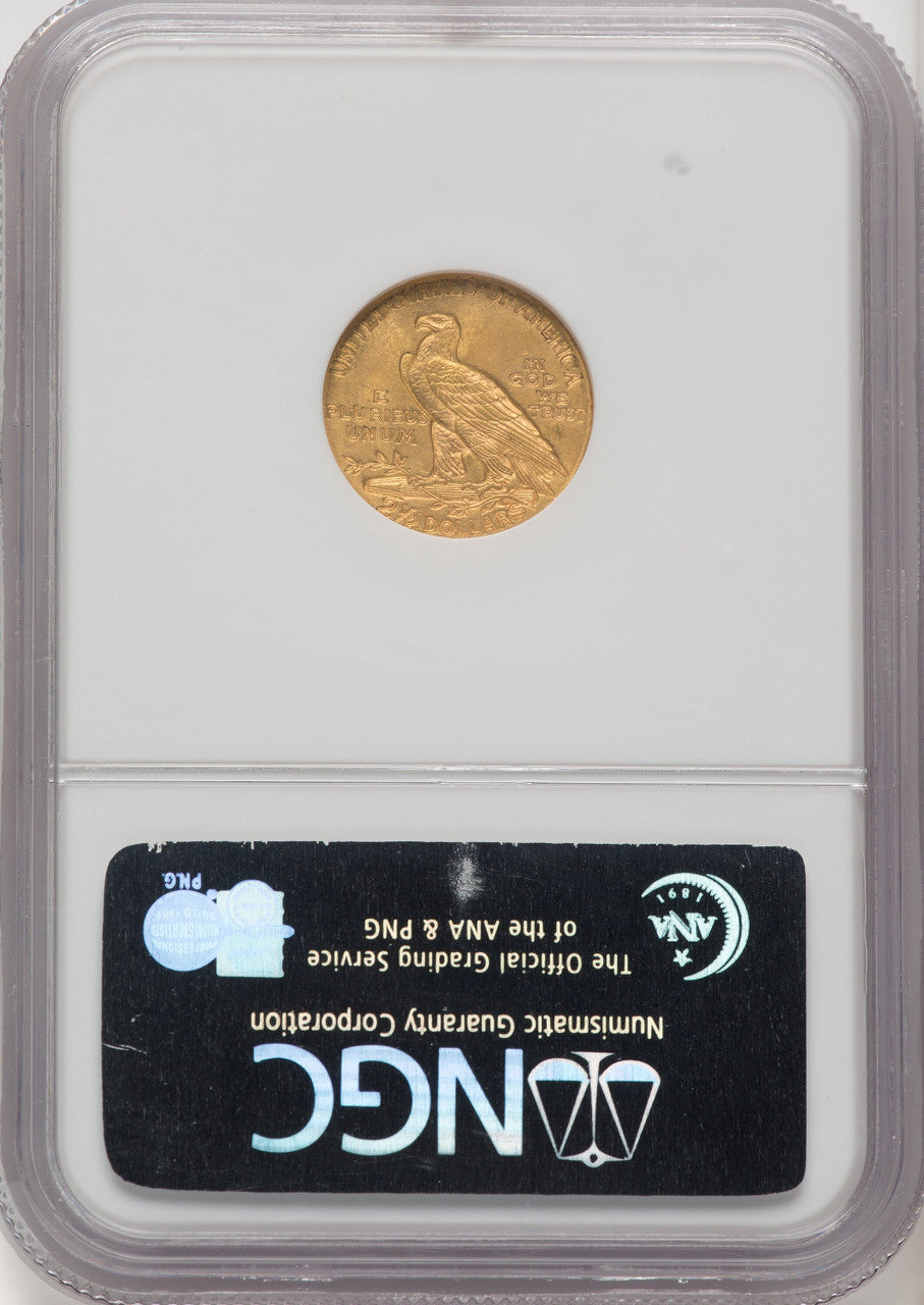 1911 $2.50 Indian Quarter Eagle NGC MS63 (506212017)