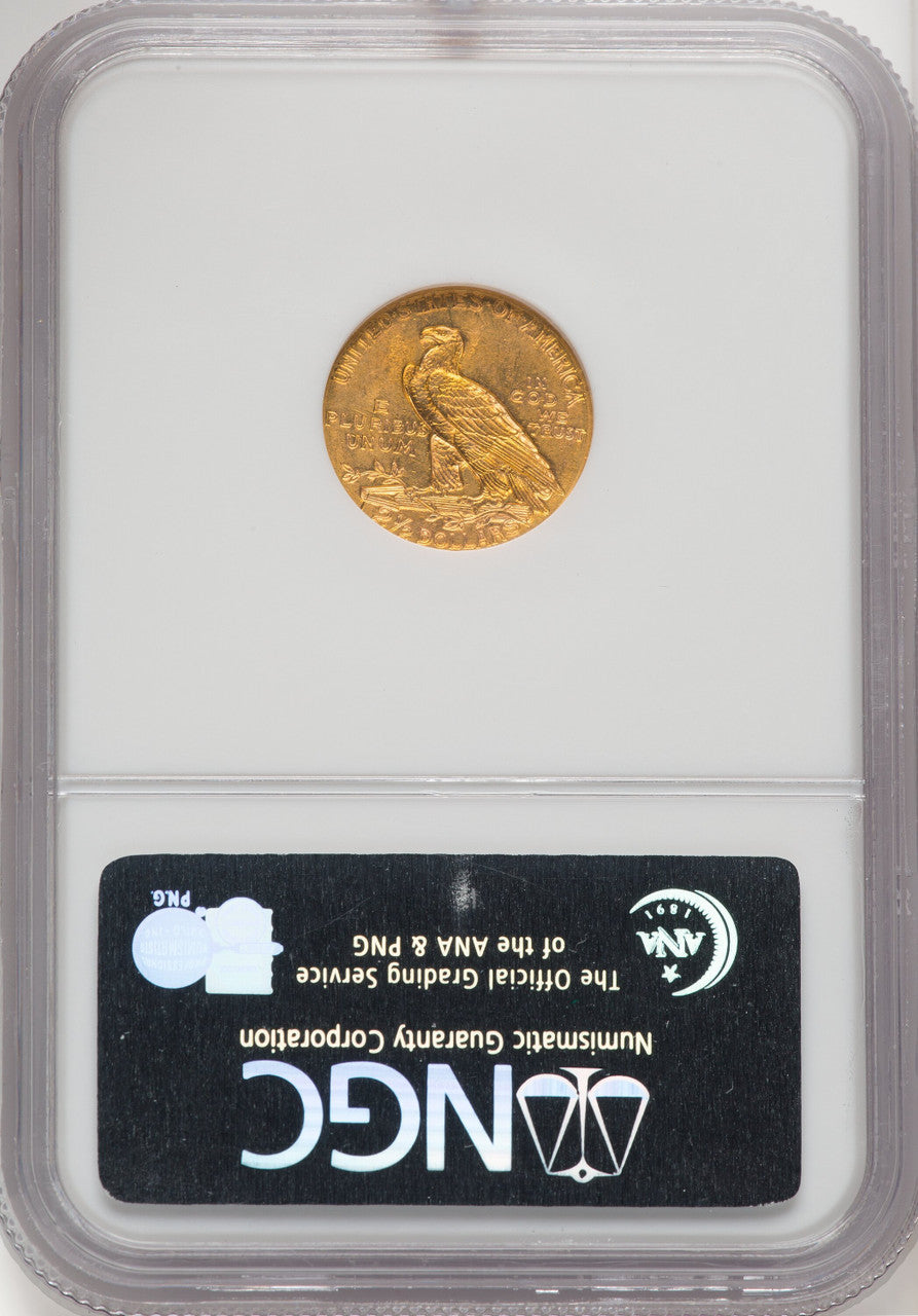 1911 $2.50 Indian Quarter Eagle NGC MS63 (506212019)