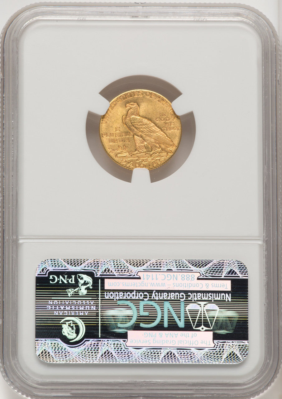 1912 $2.50 Indian Quarter Eagle NGC MS64 (768932005)