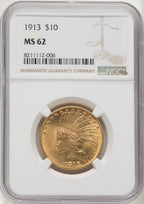 1913 $10 Indian Eagle NGC MS62 (506294024)