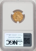 1915 $2.50 Indian Quarter Eagle NGC MS62 (769159044)