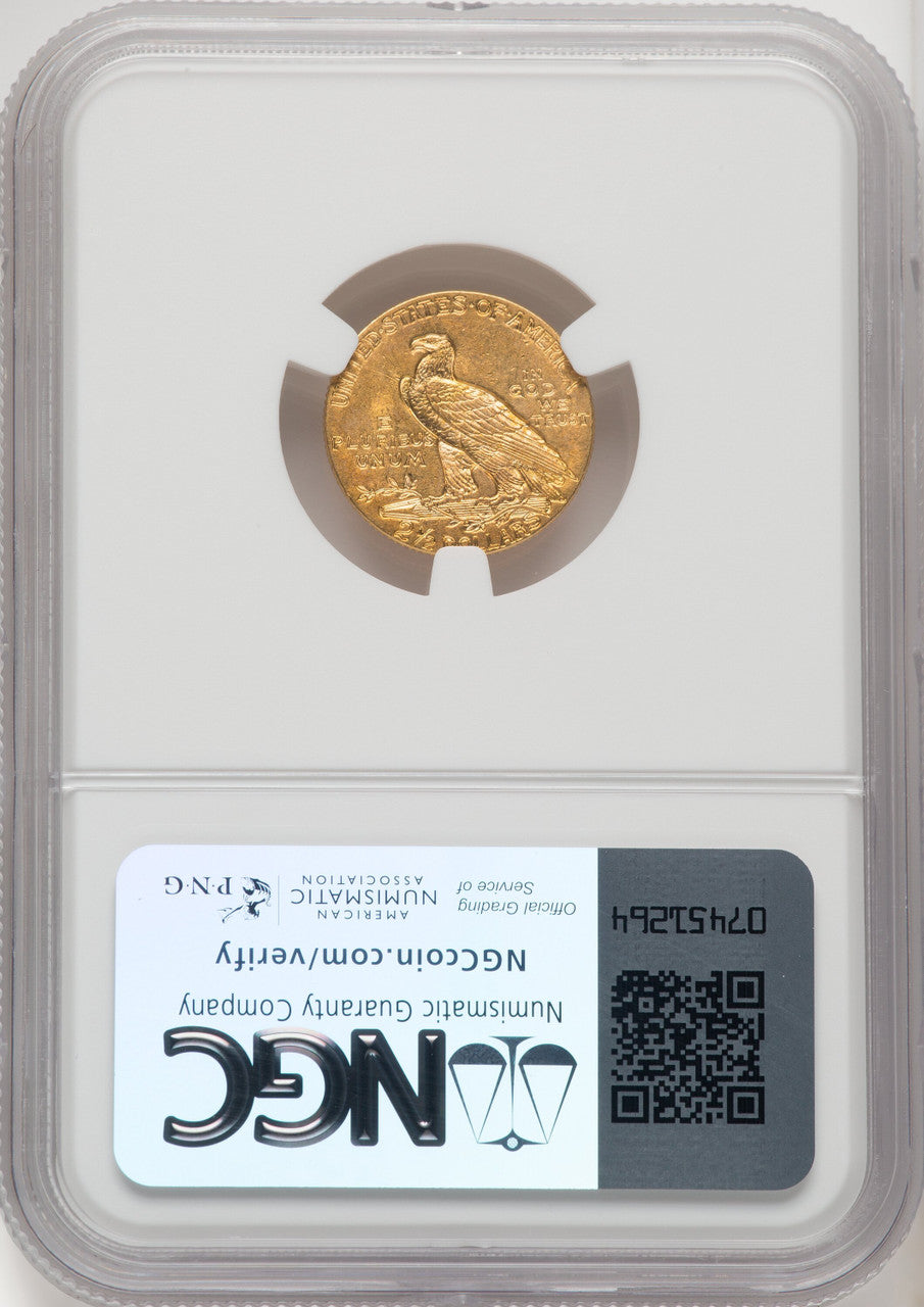 1915 $2.50 Indian Quarter Eagle NGC MS62 (769159044)