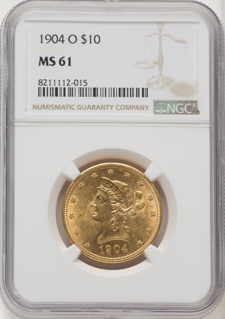 1904-O $10 Liberty Eagle NGC MS61