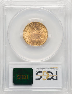 1900 $5 CAC Liberty Half Eagle PCGS MS65