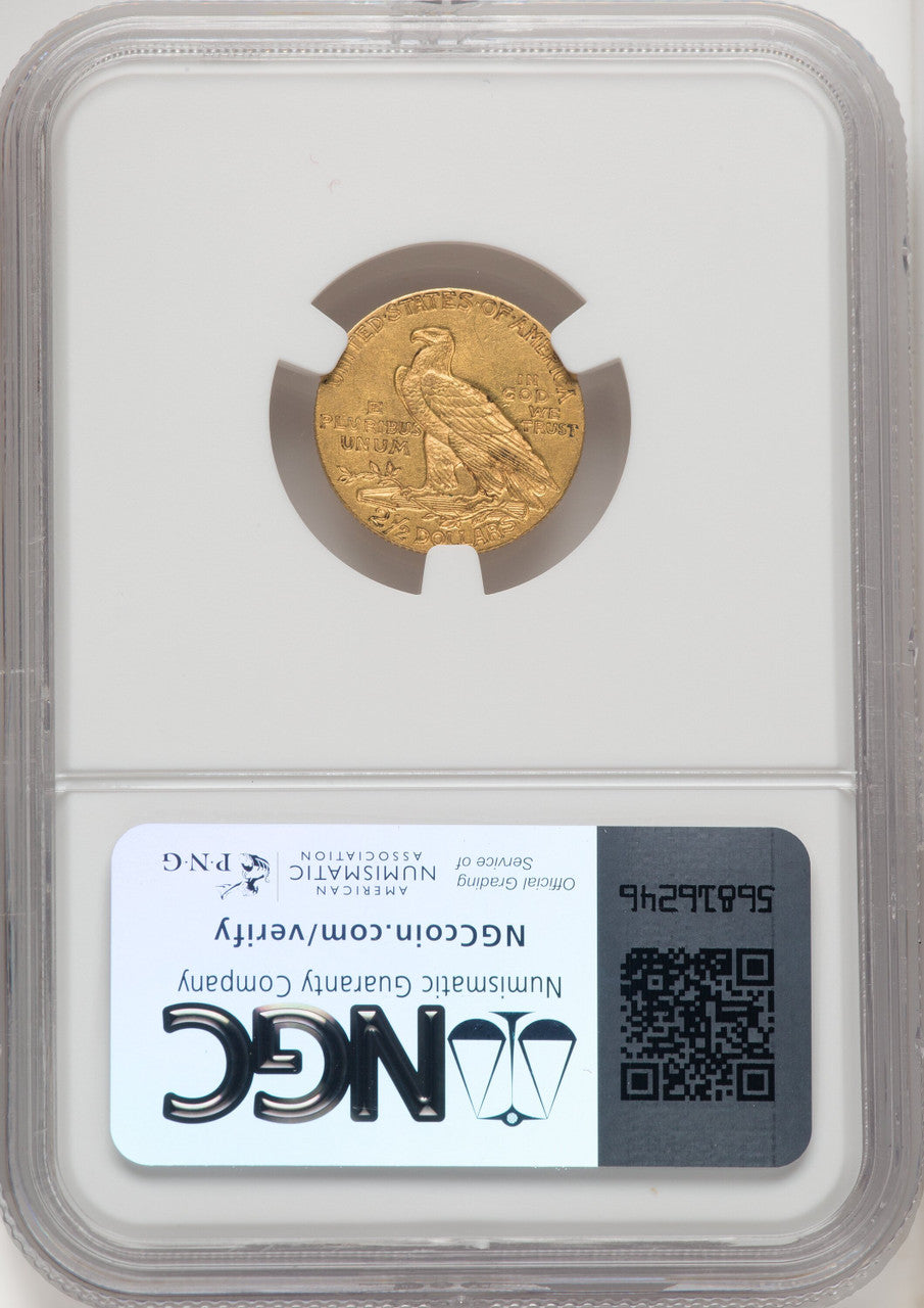1911 $2.50 Indian Quarter Eagle NGC MS61 (506369005)