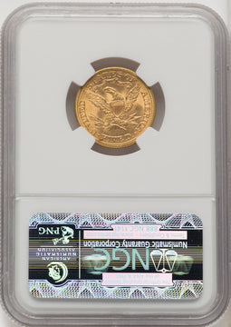1882 $5 Liberty Half Eagle NGC MS65