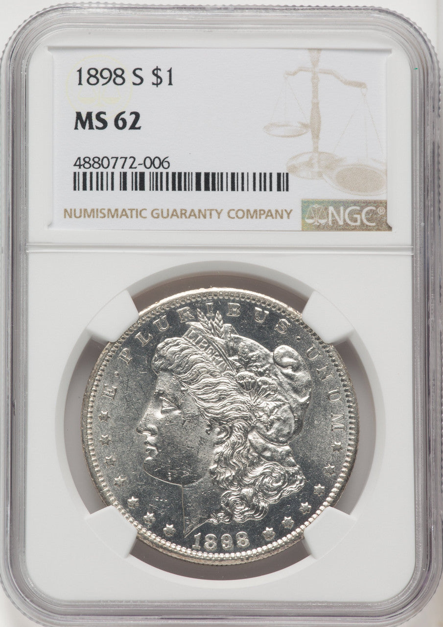 1898-S Morgan Dollar NGC MS62 (770966004)