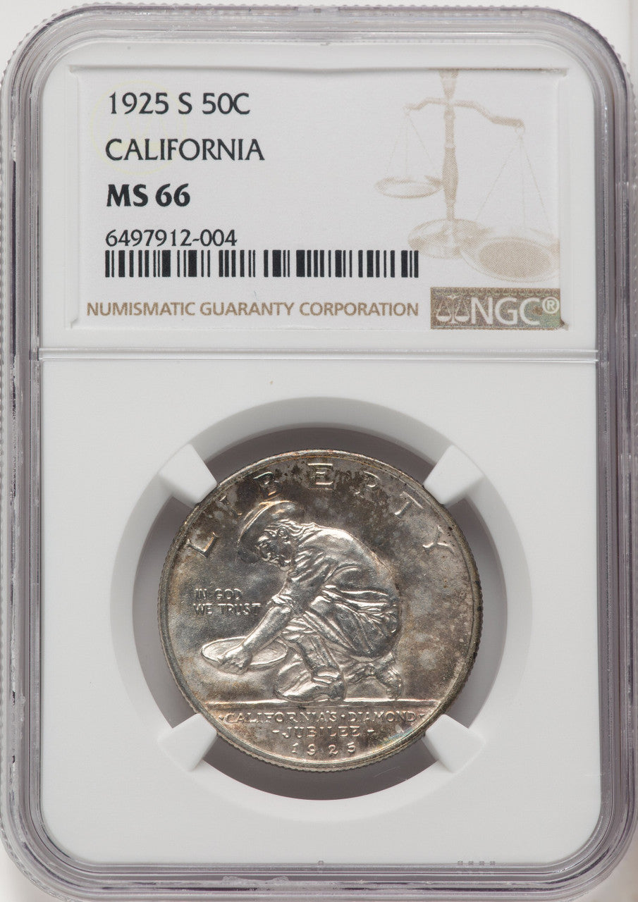 1925-S 50C California Commemorative Silver NGC MS66 (770953009)