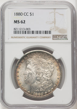 1880-CC Morgan Dollar NGC MS62