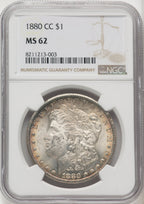 1880-CC Morgan Dollar NGC MS62