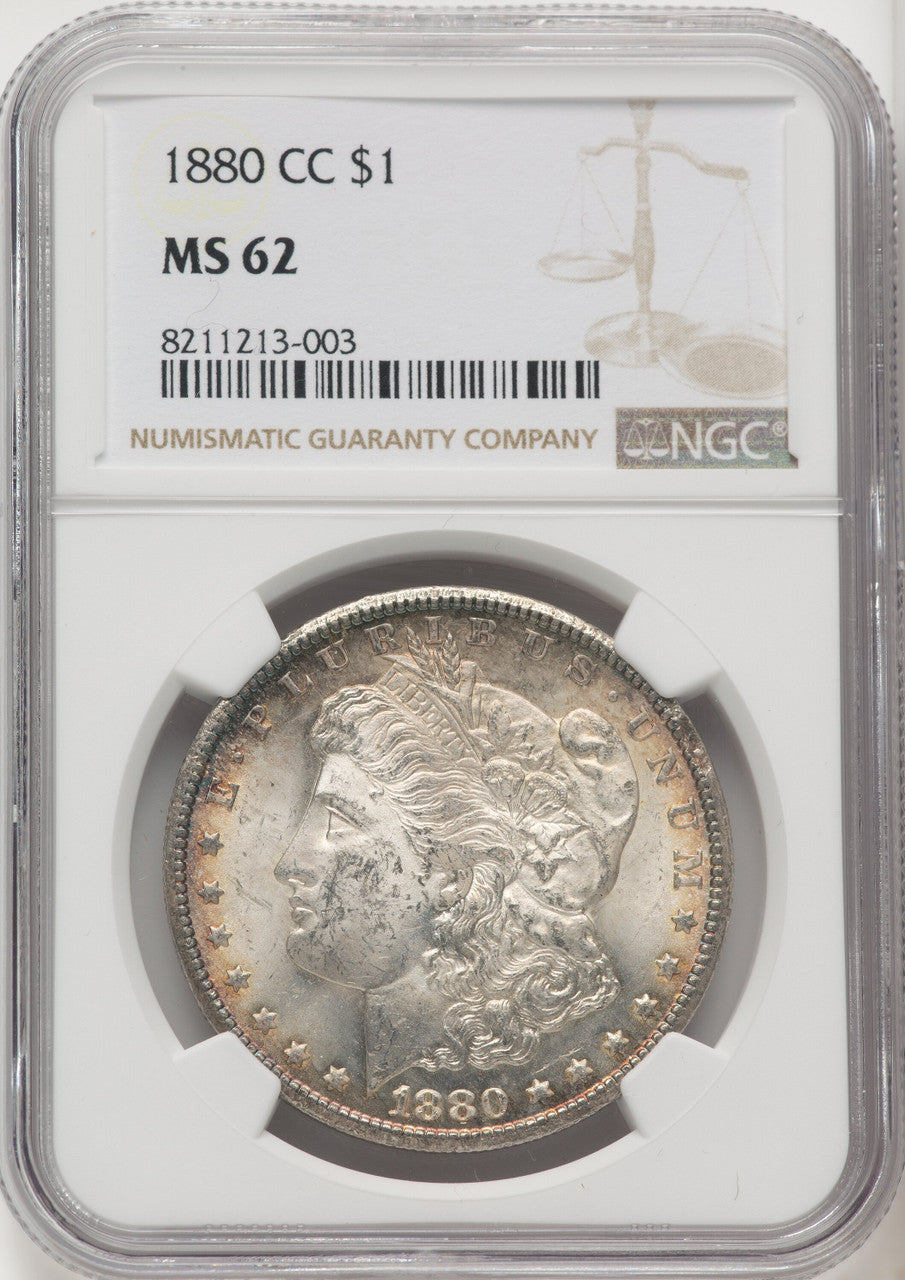 1880-CC Morgan Dollar NGC MS62