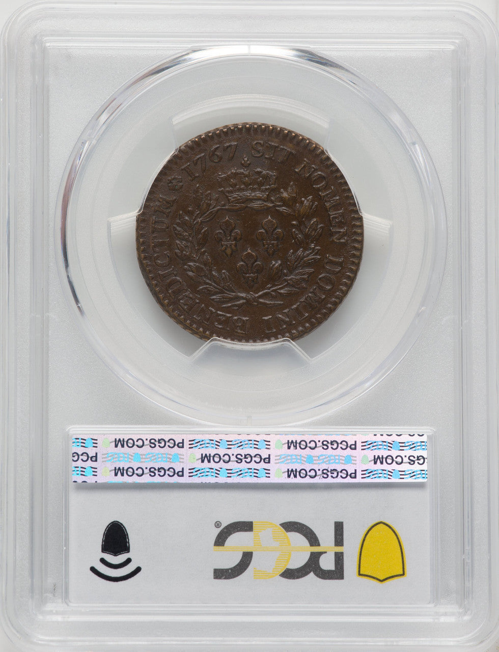 1767-A Sou BN Colonials PCGS AU58