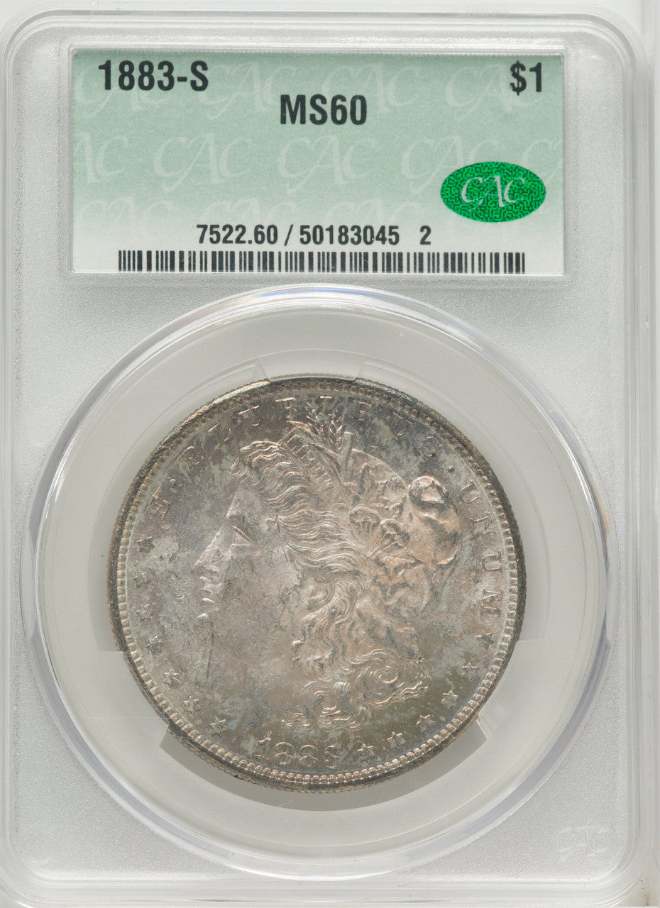 1883-S Morgan Dollar CACG MS60