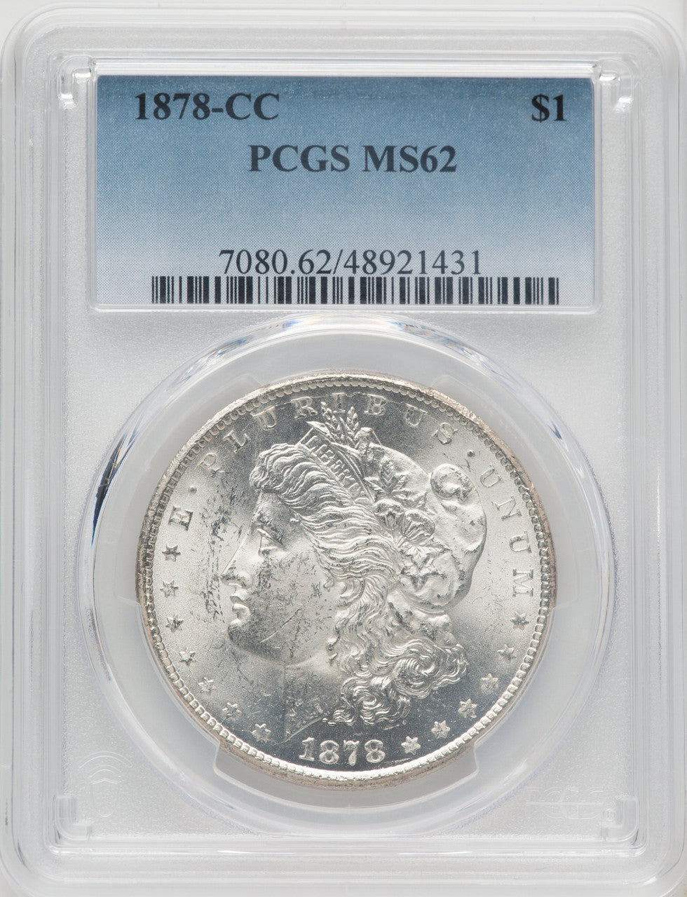 1878-CC Morgan Dollar PCGS MS62