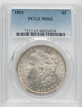 1892 Morgan Dollar PCGS MS62 (771120075)