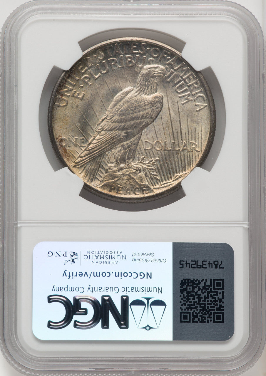1921 Peace Dollar NGC MS65+