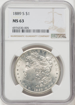 1889-S Morgan Dollar NGC MS63 (519343389)