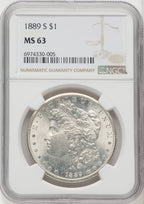 1889-S Morgan Dollar NGC MS63 (519343389)