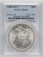 1900-O/CC Morgan Dollar PCGS MS64