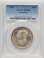 1921 50C Alabama Commemorative Silver PCGS MS66 (519848111)