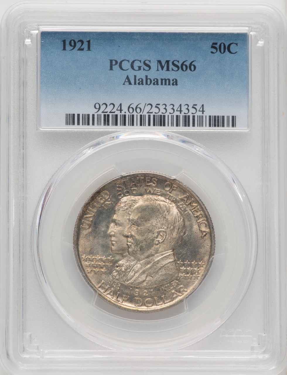 1921 50C Alabama Commemorative Silver PCGS MS66 (519848111)