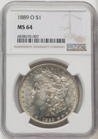 1889-O Morgan Dollar NGC MS64 (519848087)