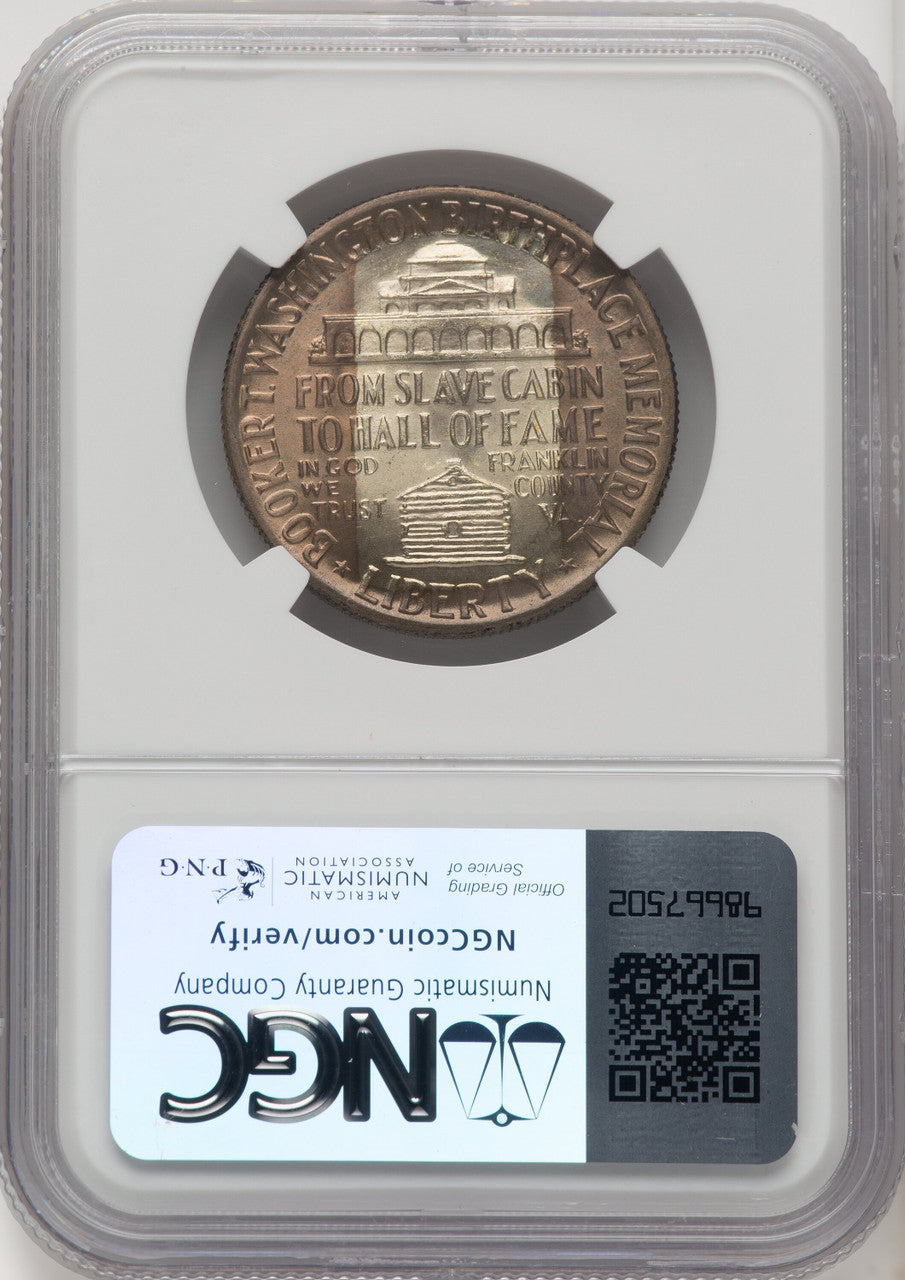 1948 50C Booker T. Washington Commemorative Silver NGC MS67 (519848119)
