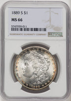 1889-S Morgan Dollar NGC MS66