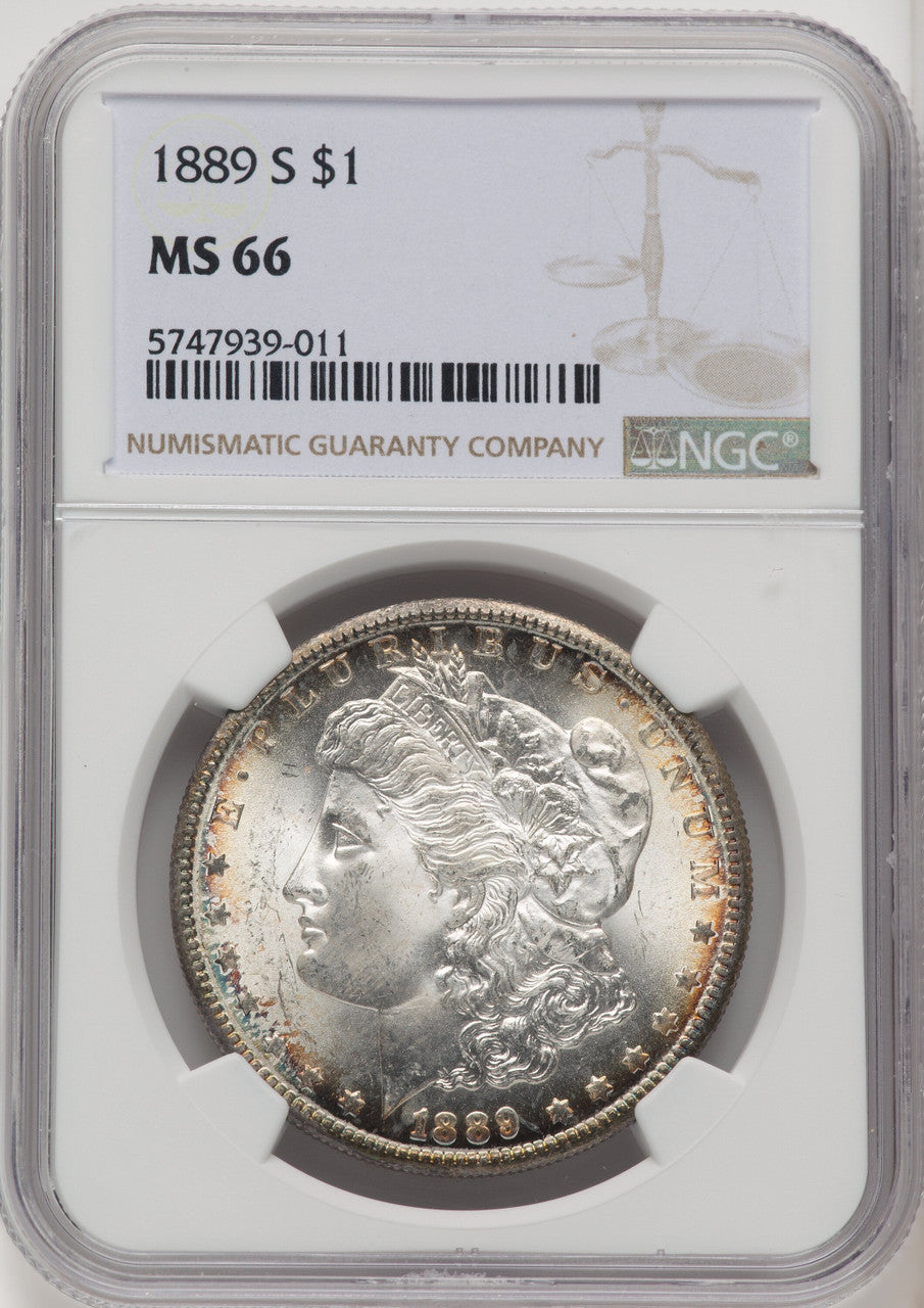1889-S Morgan Dollar NGC MS66