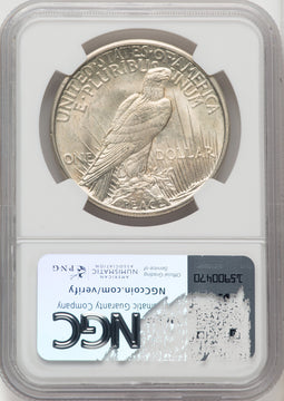 1921 Peace Dollar NGC MS65 (519844008)