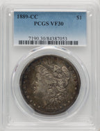1889-CC Morgan Dollar PCGS VF30