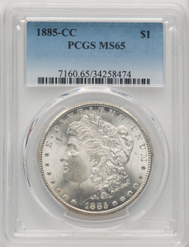 1885-CC Morgan Dollar PCGS MS65