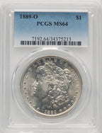 1889-O Morgan Dollar PCGS MS64