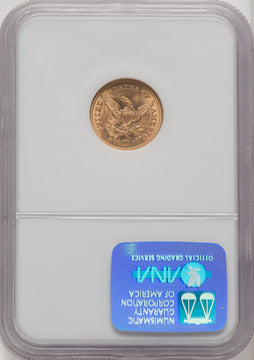 1853 $2.50 Liberty Quarter Eagle NGC MS63 (770806003)