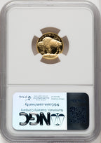 2008-W $5 Tenth-Ounce Gold Buffalo .9999 Fine Gold Brown Label NGC PF70 (519589035)