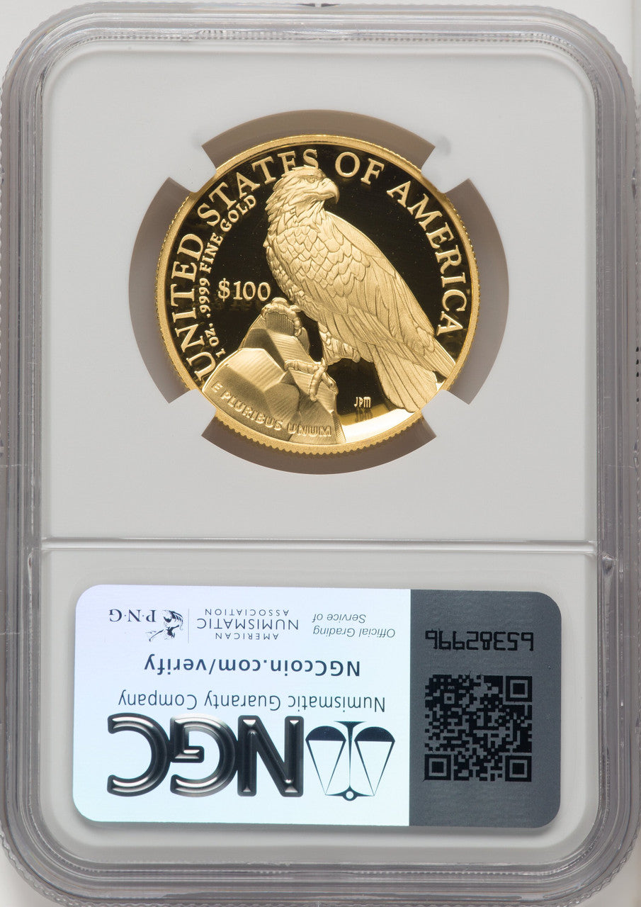 2023-W $100 American Liberty High Relief FDI Thomas Uram NGC PF70