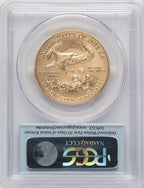 2014-W $50 One-Ounce Gold Eagle First Strike FS Flag PCGS MS70