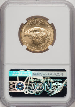 2022 $25 Half-Ounce Gold Eagle NGC MS70